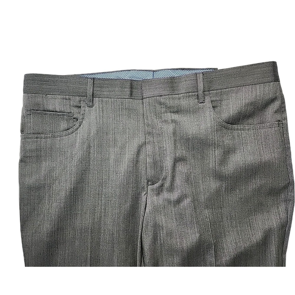 New Hart Schaffner Marx Dress Pants 36R Gray New York Fit Stretch Wool Blend NWT - Picture 6 of 13